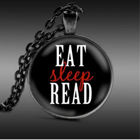 Lover Necklace Eat Sleep Read