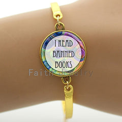 I Read Banned Books Teachers Book Bracelet