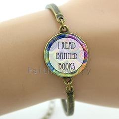 I Read Banned Books Teachers Book Bracelet