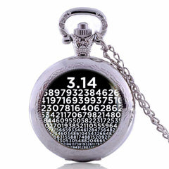 Pi Watch Necklace Science Jewelry