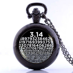 Pi Watch Necklace Science Jewelry