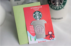 Starbucks Metal Bookmarks