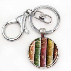 Library Books Teacher Necklace