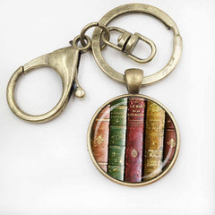 Library Books Teacher Necklace