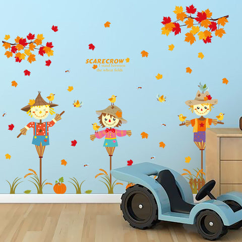 Scarecrow Teachers Room Adornment Wall Stickers