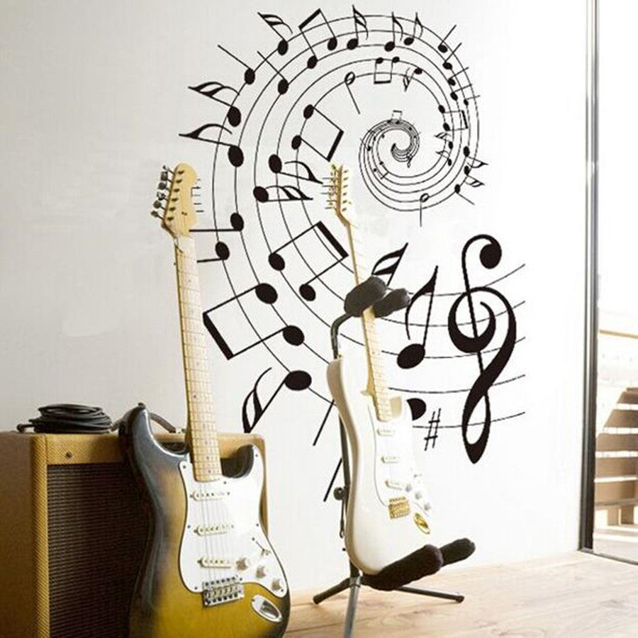 Stylish Removable Wall Music Stickers