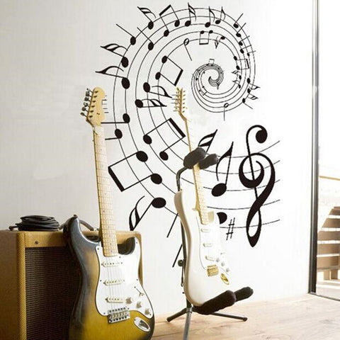 Stylish Removable Wall Music Stickers