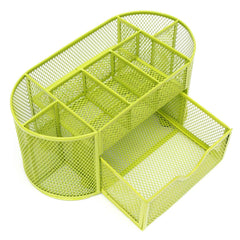 Sturdy Mesh Desk Organizer Metal Storage Box