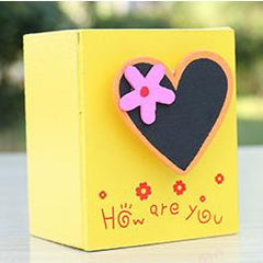 Heart-Shaped Flower Pen Holder