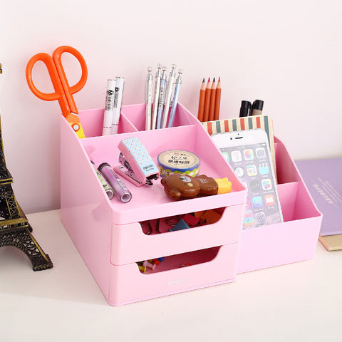 Desktop Box Makeup Pen Holders