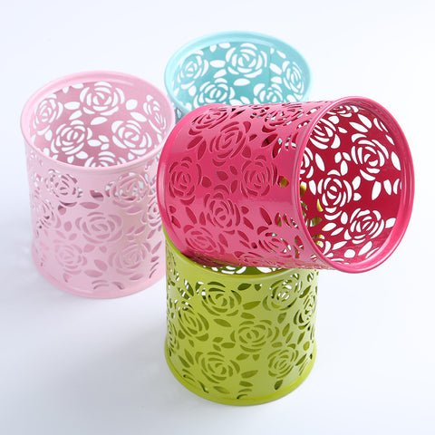 Rose Flower Pencil Stand Container