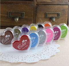 Mini Heart Shape Craft Ink Pad