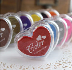 Mini Heart Shape Craft Ink Pad
